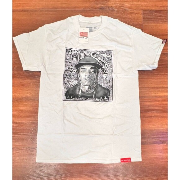 NIPSEY HUSTLE - THE MARATHON - TEE SHIRT - Medium NWT - Picture 2 of 9